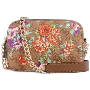 Vikky Small Floral Camera Crossbody